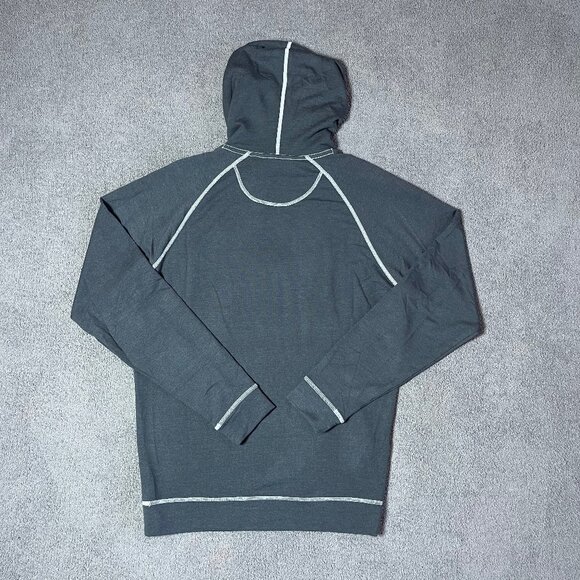 Johnnie-O Men's Bender Lightweight Ultra Soft Gray Hoodie Pullover Men's Small - Picture 2 of 4